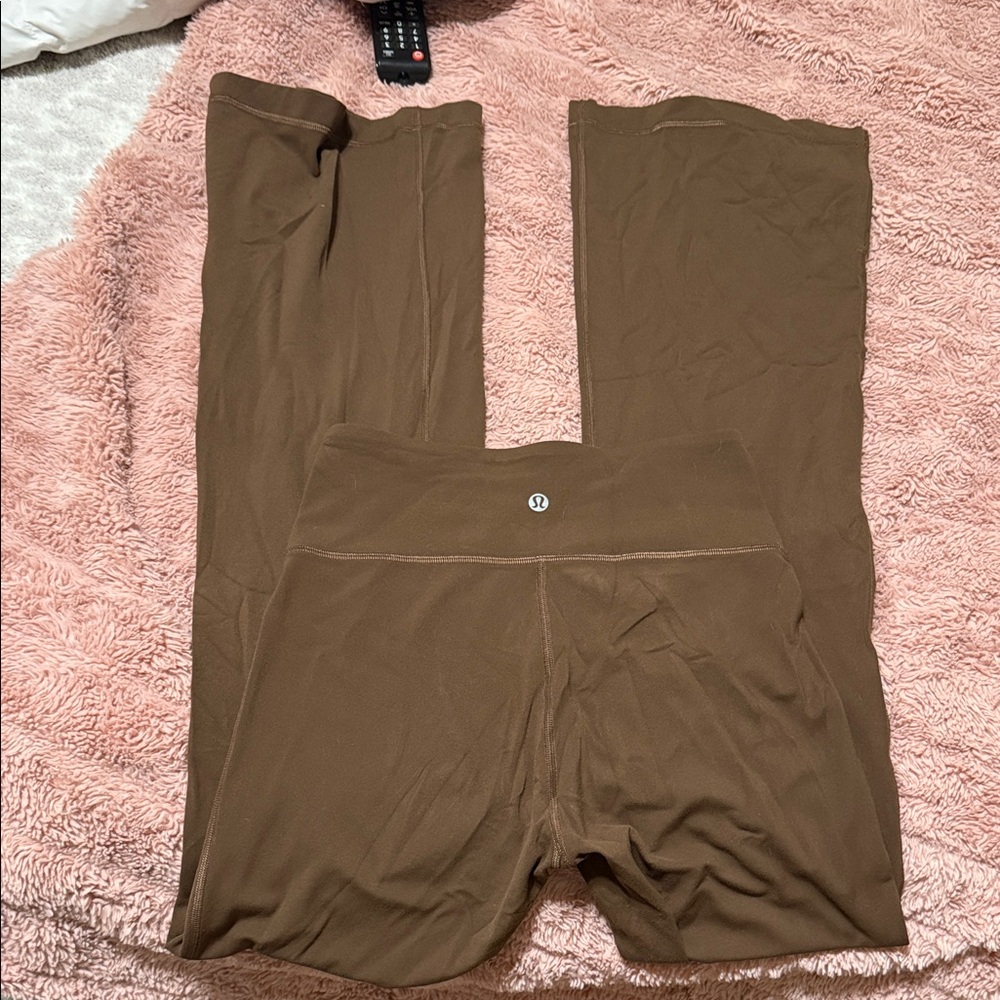 lululemon athletica Straight Leg Pants in Olive Brown